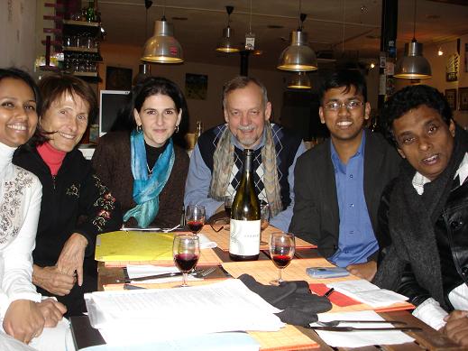 Brain Tea members & Prasanna Vithanage at the far left